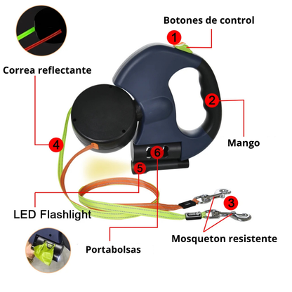 Correa Retráctil 360º