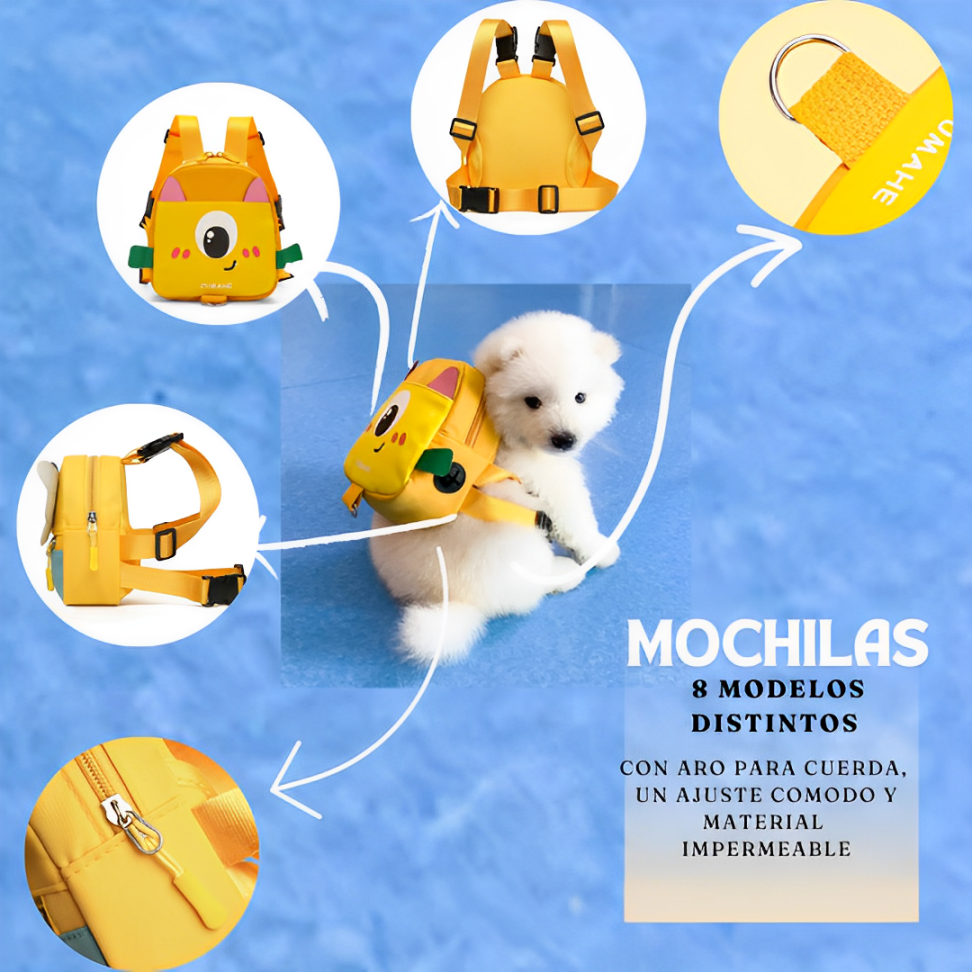 Mochila canina