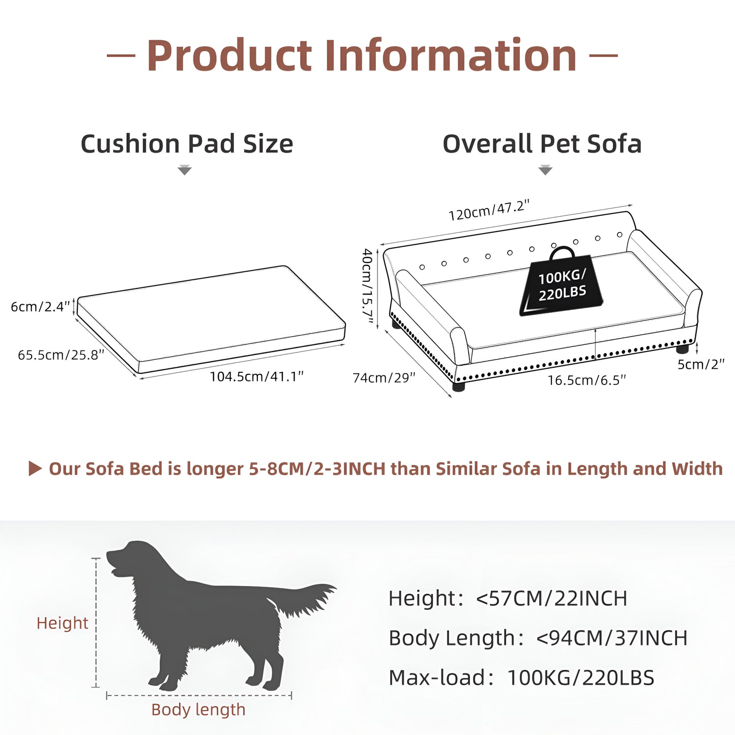 Pet Sofa Bed