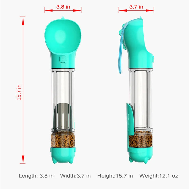 Botella dispensador 4 en 1